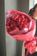 画像3: プロポーズフラワー【ロングタイプ】赤バラ30本の花束 (3)